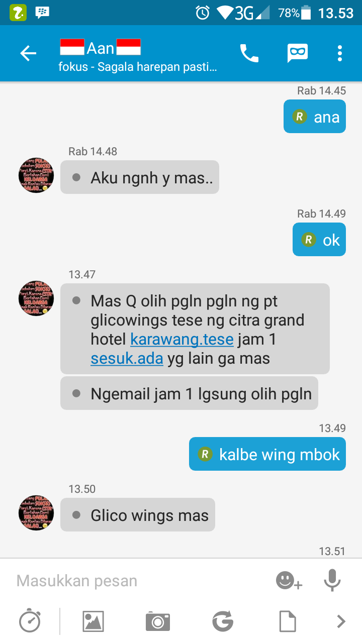  PT  GLICO WINGS KARAWANG Random Email 