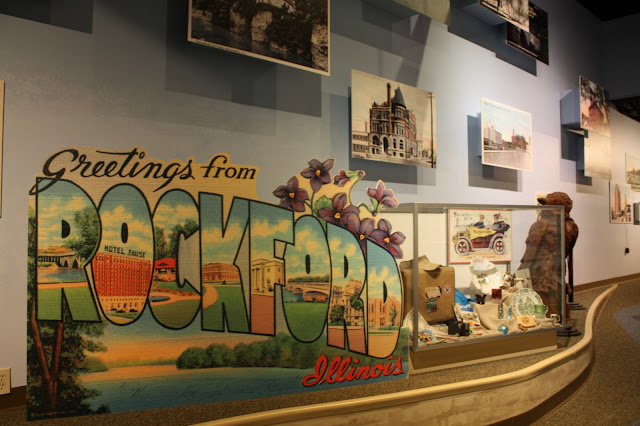 Learning about Rockford history at Midway Village Museum 