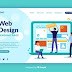 Web Design Landing Page Template Free Vector