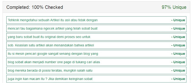 Tehknik Melihat Artikel itu asli atau tidak /Unikkah atau Tidakkah