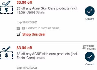 $3.00/1 any acne items CVS crt store Coupon (Select CVS Couponers)
