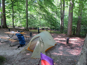 Hoffmaster State Park campsite