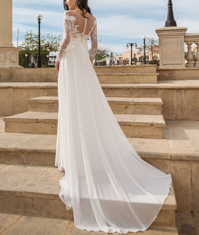 vestidos de novia sencillos y elegantes