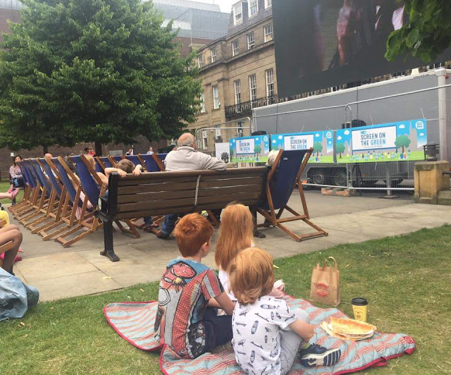 Drop In Play Areas in Newcastle City Centre  - Screen on the Green