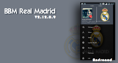 BBM Mod Real Madrid V2.12.0.9 Apk Clone Terbaru