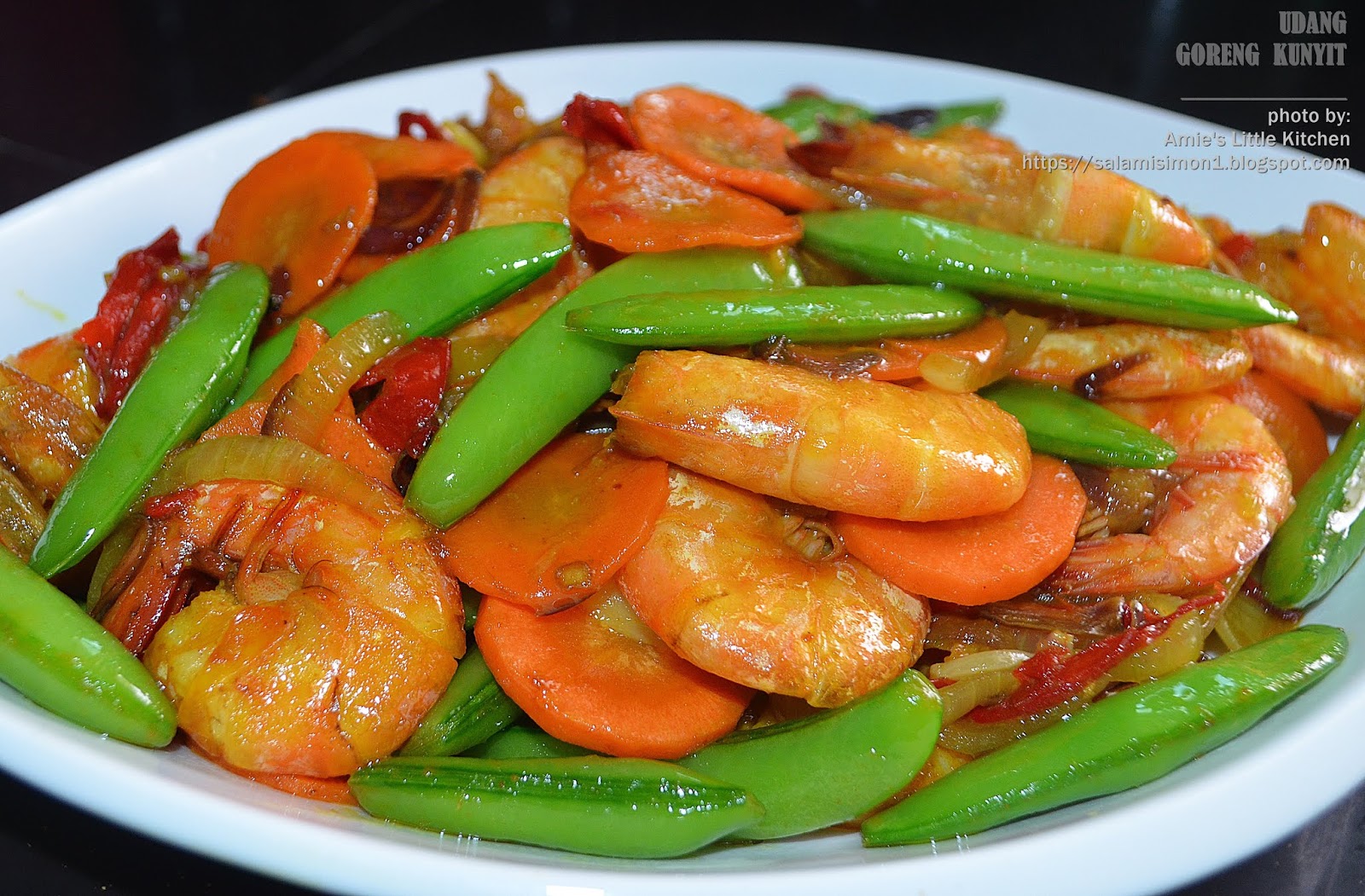 Udang Goreng Kunyit Berkuah / Resepi daging goreng kunyit gorengkunyit