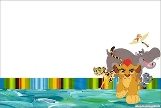 The Lion Guard: Free Printable Invitations. 