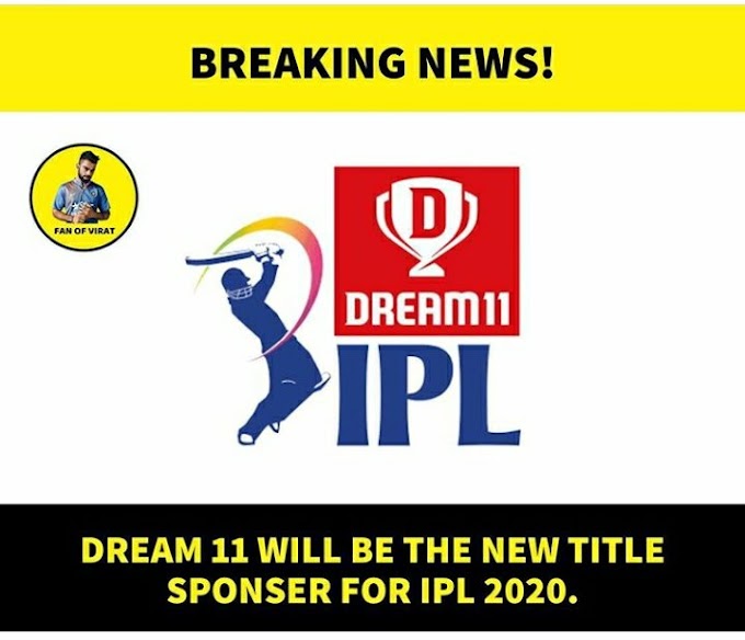 Dream 11 wins, wins IPL 2020 title sponsorship