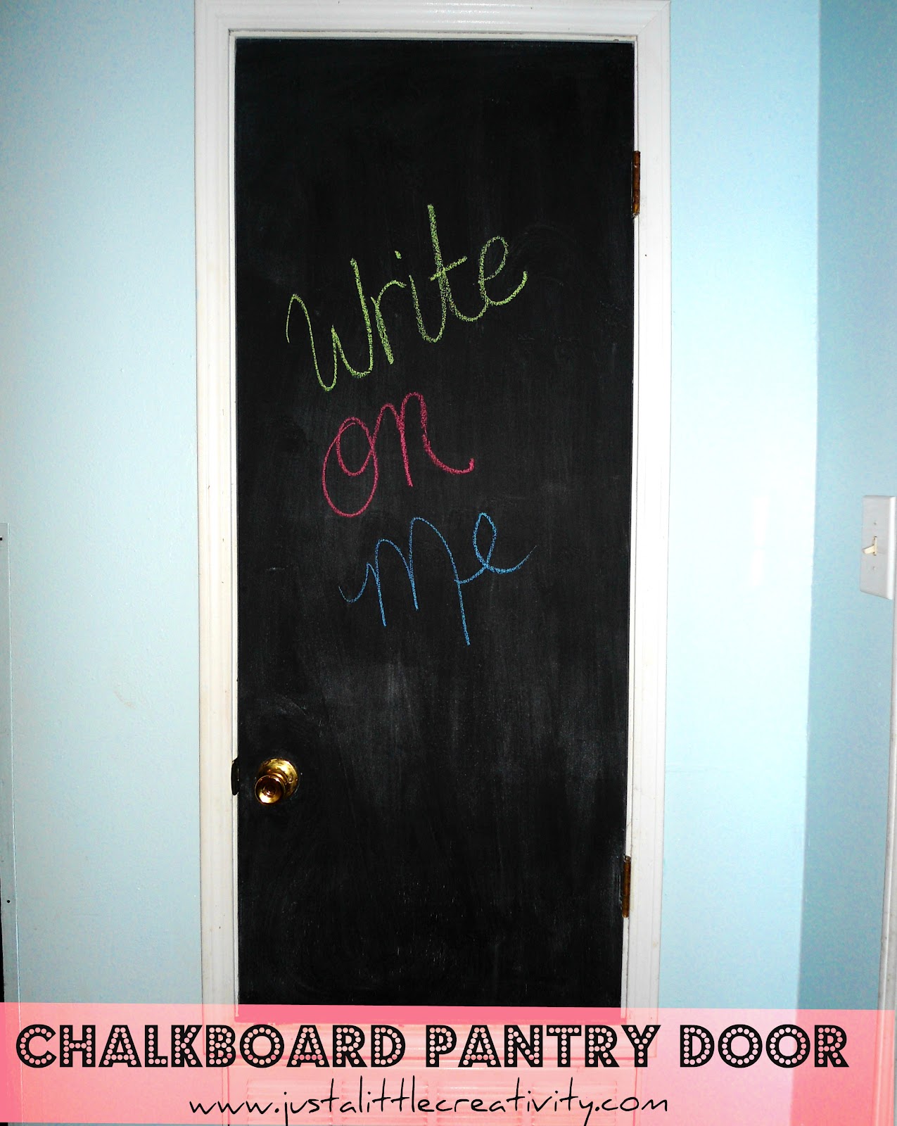 chalkboard+pantry+door