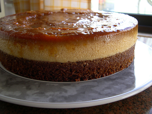 Receita de BoloPudim incr vel mas a massa do bolo fica mesmo separada 