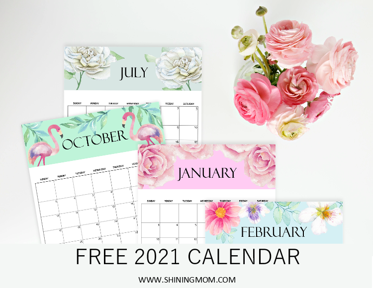 Musings Of An Average Mom Free Printable 2021 Calendars