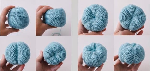 Crochet pumpkin tutorial