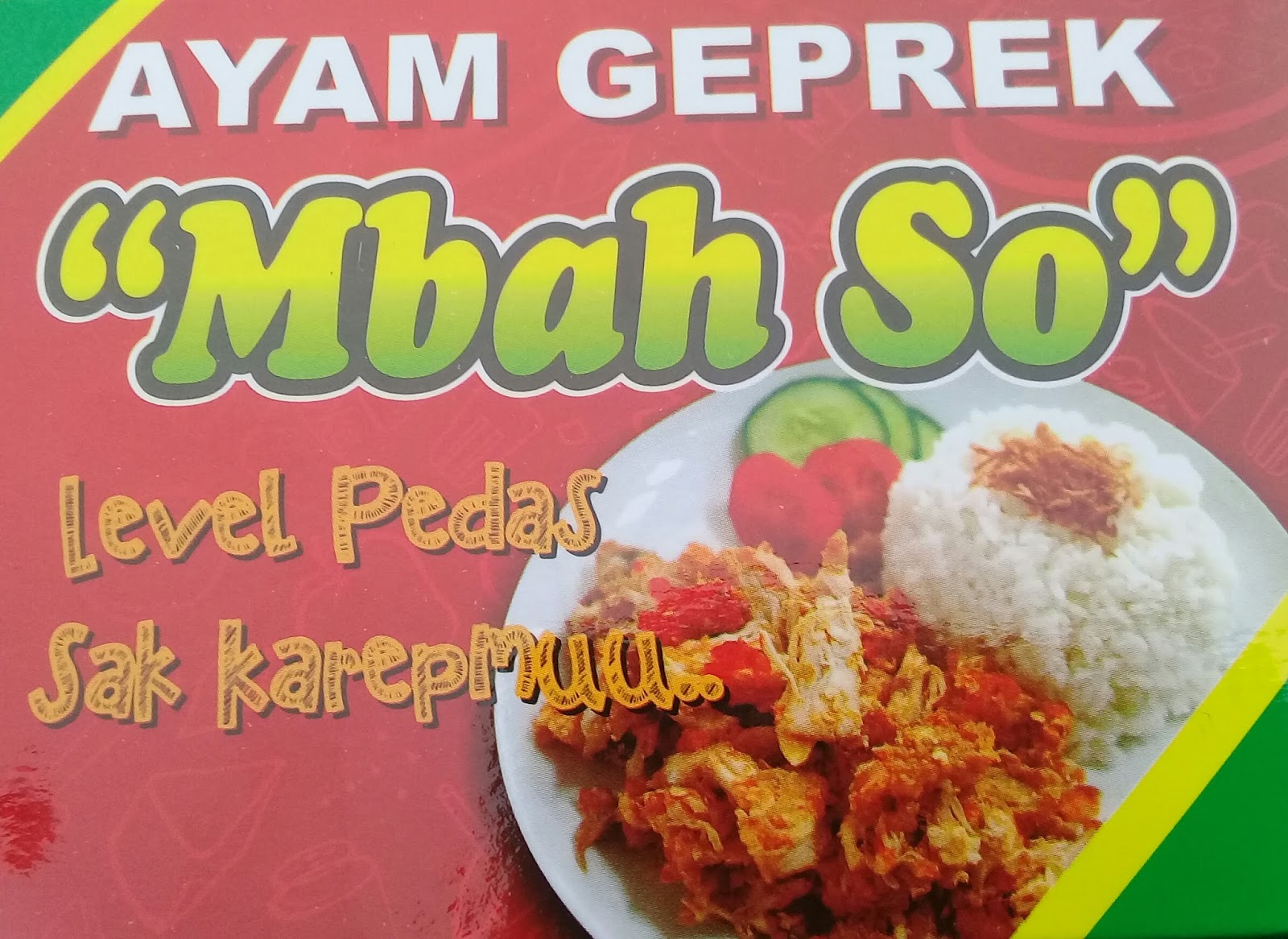 Rahasia Cita Rasa Ayam Geprek Mbah So yang Dijamin Bikin 