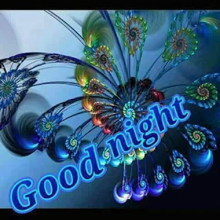 good night images with butterfly