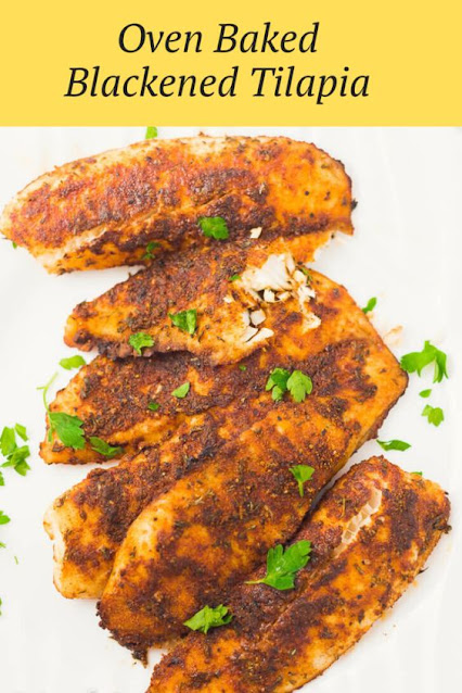 OVEN BAKED BLACKENED TILAPIA