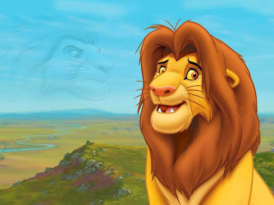 Cartoon lion king computer wallpaper
