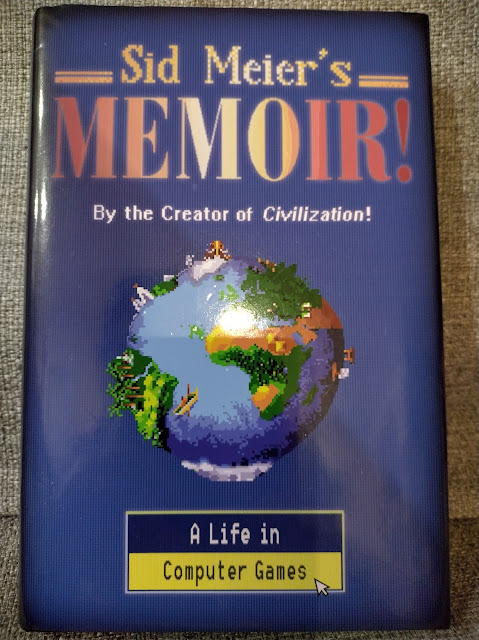 Photo of the hardcover of Sid Meier's Memoir!