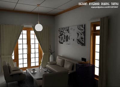 Room Interior Design Minimalist (Desain Interior Ruang Tamu Kecil 