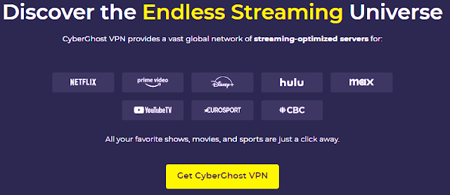 CyberGhost Streaming