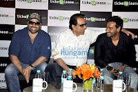 Dharmendra, Sunny Deol and Ajay Devgn Launch Ticketplease.com Website Pics