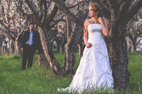 bride, groom, engagement, ogden, utah, wedding, photographer, cherry, blossom