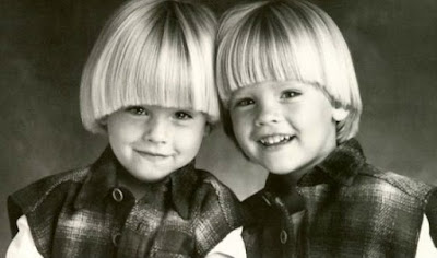 Cole Sprouse and his brother Dylan Sprouse in childhood