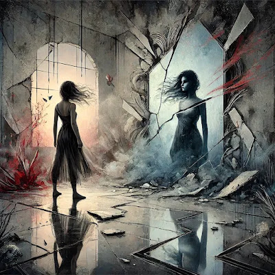 In a world of shadows and fractured desires, Fractured Reflection explores the toxic allure of chaos and the strength it takes to reclaim one’s identity. When Lena meets the enigmatic Julian, their volatile connection ignites her buried pain, forcing her to confront the hollow spaces within and choose between destructive passion and self-healing.