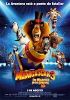 Cartel de la película 'Madagascar 3'