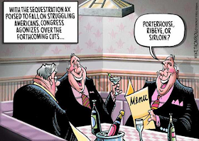 image: cartoon by Mike Thompson about how much Congress cares about the consequences of its actions