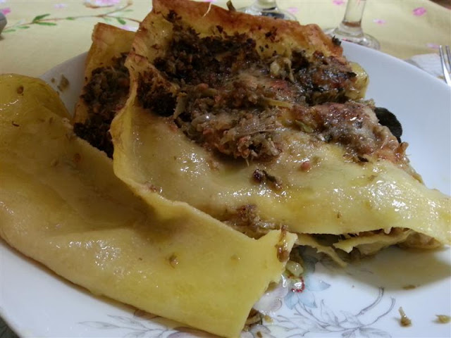 Lasagne ai carciofi e asparagi