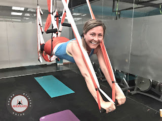 yoga en el aire