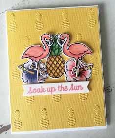 Sunny Studio Stamps: Tropical Paradise Customer Card Share by Julene VanKleeck