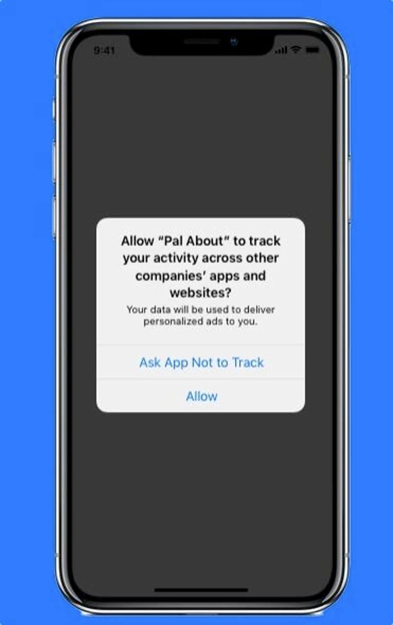 How to turn off app tracking on new apps