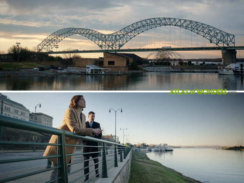 Memphis bridge shooting location