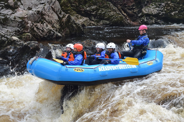 Ace Adventures - Camping with Activities in the Scottish Highlands  - white water rafting