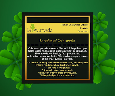 Benefits of Chia seeds by Dr Ayurveda
