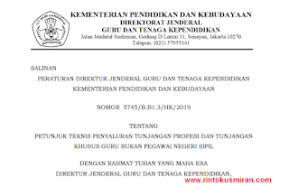 DOWNLOAD JUKNIS PENYALURAN TPG TAHUN 2019