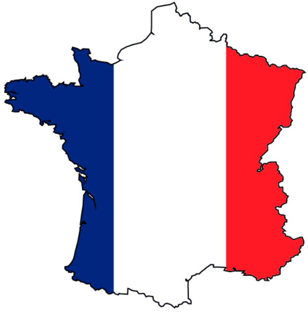 French flag map