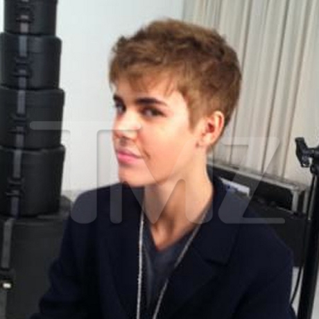Justin Bieber con el pelo corto