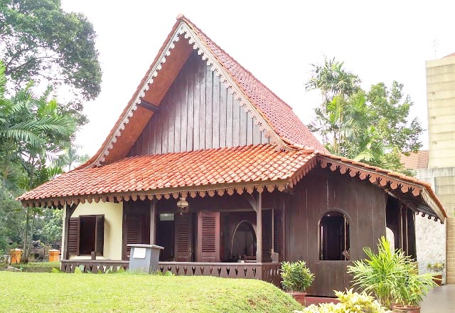 Lihat Struktur Rumah  Adat Betawi  Desain Gambar Foto Tipe 