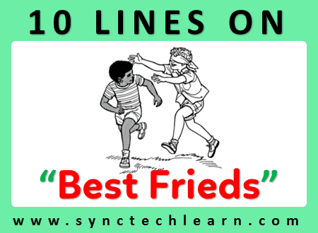 10 lines about my best friend