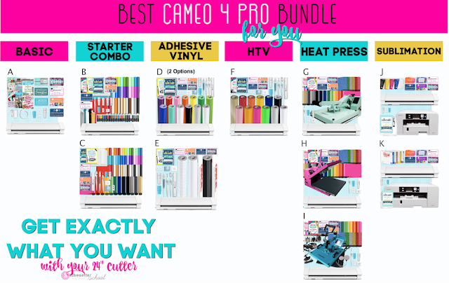 24" cameo 4 pro, cameo pro, cameo 4 pro bundle, cameo bundle, cameo pro bundle