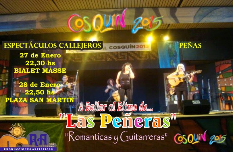  COSQUIN 2015!! Las Peñeras te harán bailar y cantar!!