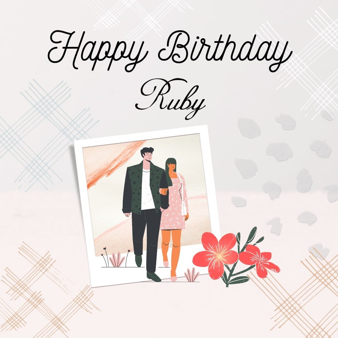 happy birthday ruby images