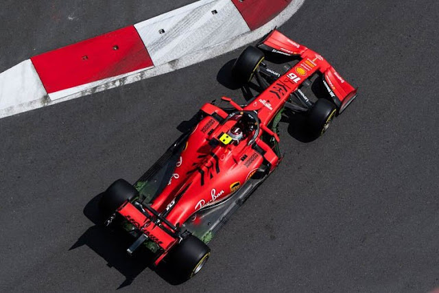 Fórmula 1: Charles Leclerc, fue el más rápido en la segunda y única práctica del día para el GP de Azerbaiyán