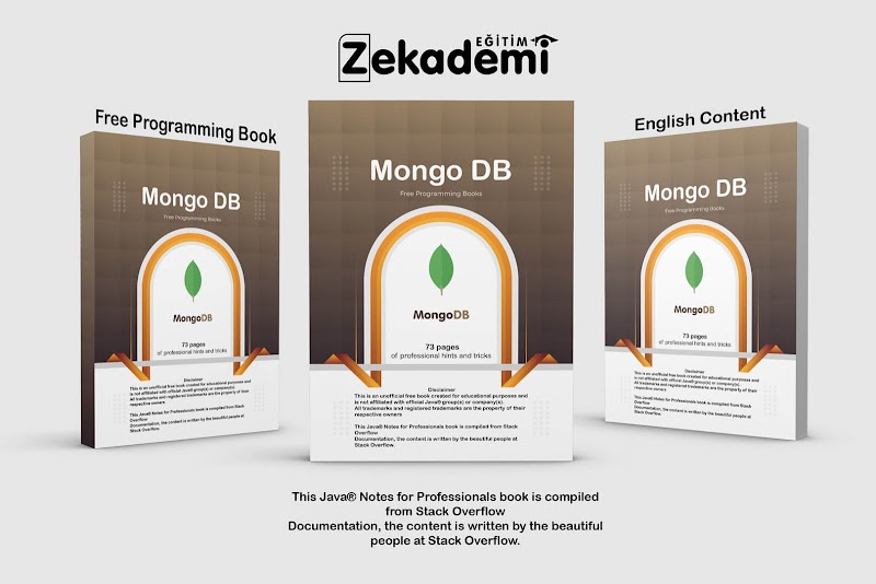 Ücretsiz Mongo DB Programlama Kitabı | Free Mongo DB Programming Book