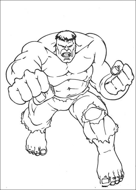 Download Hulk - Avengers Coloring Pages >> Disney Coloring Pages