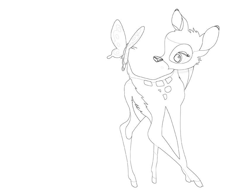 bambi-cute-coloring-pages