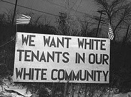 whites only, sign, sojourner truth, housing, detroit, apartheid, segregation