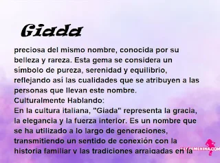 significado del nombre Giada